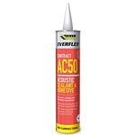 Everbuild Everflex AC50 Contract Acoustic Sealant and Adhesive, White, 380 ml