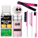 Lace Melting and Holding Spray Glue-Less Hair Adhesive for Wigs, Extra Hold Lace Melting Spray Adhesive Wig Spray for Closure Extensions