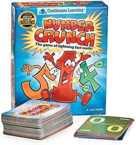 Continuum Games Learning Number Crunch Lightning Fast Math Games for Kids, Practice and Learn Addition, Subtraction, Multiplication & Division with Educational and Fun Math Learning Games for Kids