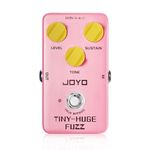 JOYO Fuzz Guitar Pedal Classical Vintage Fuzz Tone for Electric Guitar Punchy Bass and Long Sustain Tone True Bypass (TINY-HUGE JF-26)