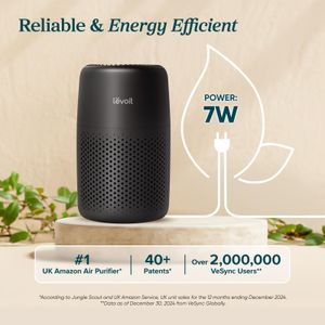 LEVOIT Core Mini Air Purifier – Black Compact HEPA Filter