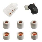 Foam Ear Tips for Sony WF-1000XM4/WF-1000XM5 Tips Replacement for Sony LinkBuds S WF-C500 WF-1000XM3 Earbuds Tips for Sony Case Cover 3 Pairs Small Gray