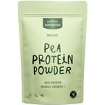 Everyday Superfood Organic Pea Protein Powder 1kg, 80% Protein, Unflavoured, Vegan & Kosher