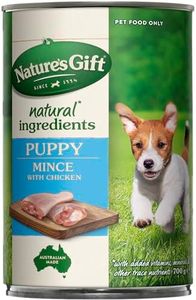 Nature's Gift Puppy Mince with Chicken Dog Wet Food Can 700g (Pack of 12)