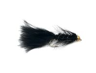 Wooly Bugger Fly Fishing Flies for Trout and Other Freshwater Fish - One Dozen Wet Flies in Various Patterns/Colors (10, Black)