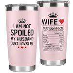 Gifts for Wife - Wife Gifts, Gifts for Her - Wife Wedding Anniversary, Wife Birthday Gift Ideas, Christmas Gifts for Wife, Christmas Gifts for Her - I Love You Gifts for Her - 20 Oz Pink Tumbler