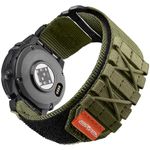 Bandletic Tactical Bands for Garmin Fenix 6X Pro Band for Garmin Fenix 5X Watch Band, Quick Fit 26mm Watch Band Compatible with Garmin Fenix 7X/Fenix 7X Pro/Fenix 5X Plus/Tactix Delta/Epix Pro 51mm