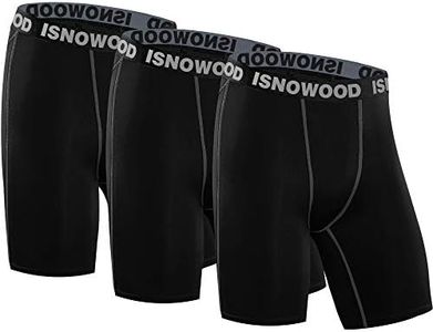 isnowood Compression Shorts for Men Spandex Running Workout Athletic Underwear