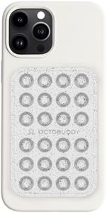 OCTOBUDDY Diamonds - Silicone Suction Phone Case Adhesive Mount - Hands-Free Grip with 24 Suction Cups for Videos & Selfies - 2.6" x 3.9", Legacy