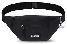 MOCOCITO Bumbags Waist Fanny Pack for Men Women Waterproof Waist Bumbag Travel Money Belt Fashion Bum Bag with3 Zip Pockets and Adjustable Belt for Sport Running Hiking Jogging,Dog Walking