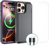 NEWDERY Battery Case for iPhone 16 Pro 5000mAh, CarPlay,Wired Headset,Sync-Data Supported, Portable Rechargeable Charger Charging Case for iPhone 16 Pro 6.3” Black