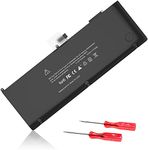 A1321 A1286 Laptop Battery for MacBook Pro 15 Inch Mid 2009 Mid 2010, Replacement for MacBook Pro Battery A1321 A1286 MC371LL/A MC372LL/A MB985 MB986 MC118 77.5WH