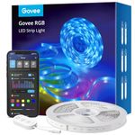 Govee RGB LED Strip Lights 5m, Smart WiFi App Control, Works with Alexa and Google Assistant, Music Sync Mode, for Home TV Party