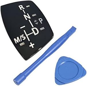 WXZOS Car Gear Shift Knob Panel Sticker Cover for BMW Models Long