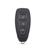 3 Buttons Car Key Fob Case Replacement For Ford Fiesta Focus Kuga Grand S-Max C-Max Galaxy Monde,Ford Car Remote Control Key Fob Case with Blade