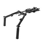 Nitze Shoulder Rig Kit with ARRI Rosette Handle Kit, Extension Arm, Quick Release Baseplate, Shoulder Pad and 15mm Rods, DSLR Shoulder Rig - JK-01B