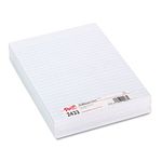 Pacon Composition Paper, 8"X10 1/2", 3/8" Ruling, 500 Sheets,White