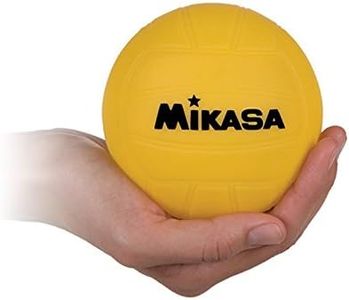 Mikasa 4-inch Mini Promotional Water Polo Ball, Soft Cover-Yellow