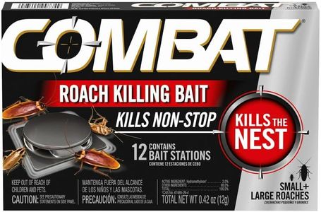 Combat Large + Small Roaches Roach Killing Bait Stations, 12 Count