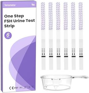 Femometer FSH Menopause Test, Understand Your Ovarian Reserve Determine Your Fertility and Detect Menopause at Home, Include 6 FSH Test Strips & Urine Cup