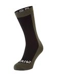 SEALSKINZ Unisex Starston Hiking Socks, Green, L EU