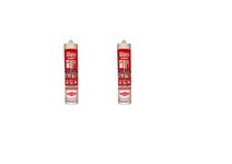 Dowsil Glass Silicone Aquarium Sealant with Nozzle (300 ml), Qty-2