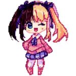 Anime Dolls Pixel Art - Paint by Number, Sandbox Coloring - Anime Games