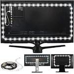 Power Practical USB Bias Lighting, LED TV Backlight Strip, Ambient Home Theater Light, TV Accent Lighting to Reduce Eye Strain, Improve Contrast, White, XX-Large (60" - 80" TV)