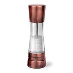 Cole & Mason Derwent Salt Grinder - Copper Mill Includes Gourmet Precision Mechanism and Premium Sea Salt