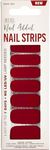 Ardell Nail Addict Nail Strips, Regal Red, Instant Manicure Strips, Lasts Up to 7 Days, No Lamp Needed, 16-Pack