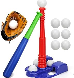 TOY Life Tball T Ball Set for Kids 3-5 Tball Set for Kids 5-8 Tee Ball Bat Toddler Baseball Tee Ball Set Bat Baseball Kids T Ball Stand for Kids 3-5 T Ball Set for Kids 5-8 T Ball Bat Set