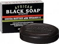 MADINA African Black Soap Cocoa But