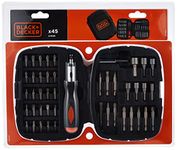 Black + Decker A7039 Screwdriver Bit Set 45 Piece