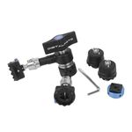 Adjustable Magic Arm with Quick Release Head, 1/4-3/8 Retractable Screws for Monitor/Camera Cage/Microphone/LED Light, Detachable Anti-Twist ARRI Locating Pin, Payload 13.23lbs/6kg