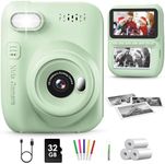 GREENKINDER Kids Camera Instant Pri