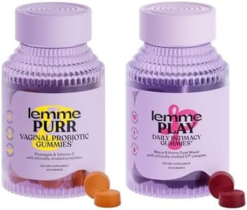 Lemme Purr & Play Bundle - Daily Intimacy Gummies and Vaginal Probiotic Gummies for Women (60ct Each)