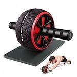 FK Sports Ab Roller for Abdominal & Core Strength Training, Abs Roller Exercise Wheel for Home Gym Fitness, Ab Rollers wheels with Knee Pad Accessories