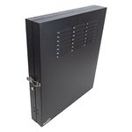 NavePoint 2U Vertical Server Rack Enclosure, Low Profile, 20" Deep, Max Weight Capacity 150 lbs - 2U Network Cabinet Vertical Wall Mount, Perforated, Black