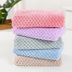 Home Sutra 5 Pack Microfiber Cleaning Cloths Dish Cloth Kitchen Towel High Absorbent - Easy to Clean Quick Drying (Textured)