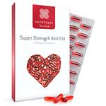 Healthspan Krill Oil 1,200mg | 60 Capsules | Naturally Rich in Astaxanthin and Omega 3 | Sustainably Sourced | Vanill a Flavoured | Marine Phospholipids