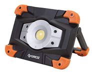 Groz Heavy Duty Rechargeable 20W COB Worklight with built-in Powerbank | Brightness upto 2000 Lumens | IP54 & IK07 Rated | Impactproof, Versatile, Compact, Corrosion Proof | Can survive being run-over by a car | LED/560