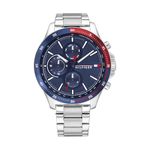 Tommy Hilfiger Analogue Multifunction Quartz Watch for Men with Silver Stainless Steel Bracelet - 1791718