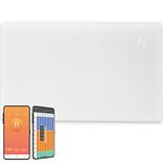 Vitra Glass WiFi Electric Panel Heater, Wall Mounted. Smart Convector Radiator With Timer & Thermostat, Splash Proof, Voice Control (2000W, White)