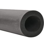 Black Foam Tubing Pipe insulation foam tube for Handle Grip Support ID 1/4" 1/2" 5/8" 3/4" 1" 1-1/4" 1-2/3" 2" 2-1/2" 3" 3-1/2" 4-1/3" Heat Preservation Anti-Freeze Rubber Tube for Air Conditioner ( S