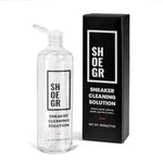 SHOEGR Shoe Cleaning Solution | Essential Shoe Shiner Cleaner for Sneakers, Knit, Nubuck, Suede | Shoe Shampoo with Ultimate Cleaning Capacity | Ideal for Mesh, Leather, Canvas Shoe Cleaning (500 ML)