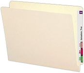 Smead End Tab File Folder, Shelf-Master Reinforced Straight-Cut Tab, Letter Size, Manila, 100 per Box (24109)