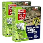 Bayer Garden 2 x Path, Patio & Drive Weed Killer - 3 x 8g Sachets per pack treats upto 75sqm - Kills Ground Elder, Nettles, Docks, Couch Grass & Japanese Knotweed.