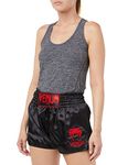 Venum Men Classic Muay Thai Shorts - Black/Red, Small