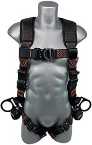 Frontline 105CFTB Combat™ Vest Style Harness with Front Side D-Rings and Suspension Trauma Straps | OSHA & ANSI Complaint (Universal Size)