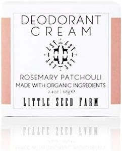 Little Seed Farm Natural Deodorant Cream, Rosemary Patchouli, Aluminum-Free, Baking Soda Free, 2.4 Ounce